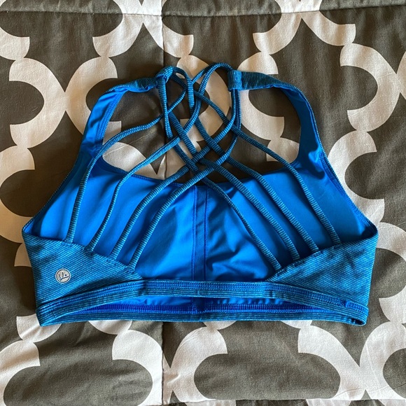 Blue sport bra size L - Picture 6 of 7